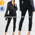 Укороченные высотных узкие джинсы оптом производство модной женской одежды (TA3058P)